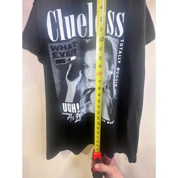 Clueless Movie Graphic Tee — Cher • “Whatever / As If / Totally Buggin” — Black - Picture 2 of 7